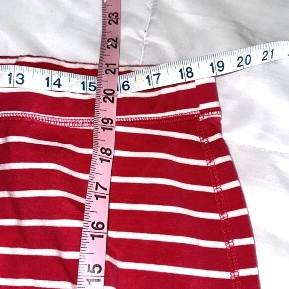 Old Navy Red & White Striped Skirt XL - Picture 4 of 5